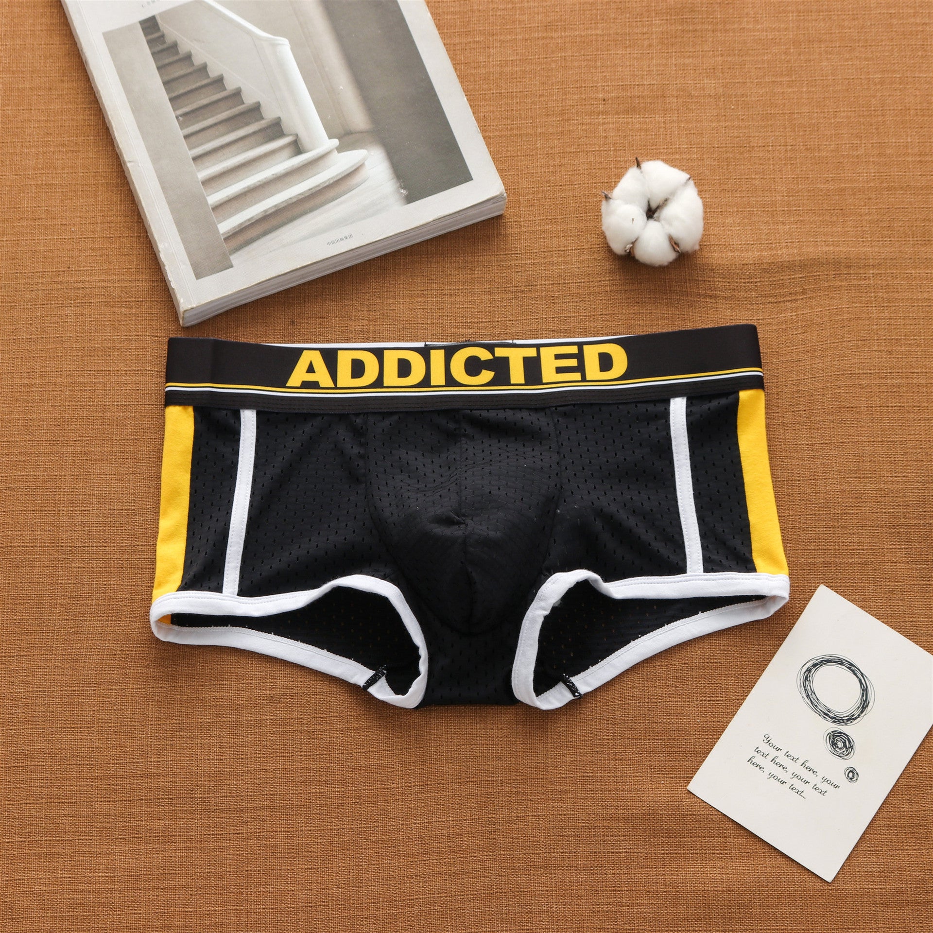 Soft and Breathable Men's Elastic Boxer Shorts